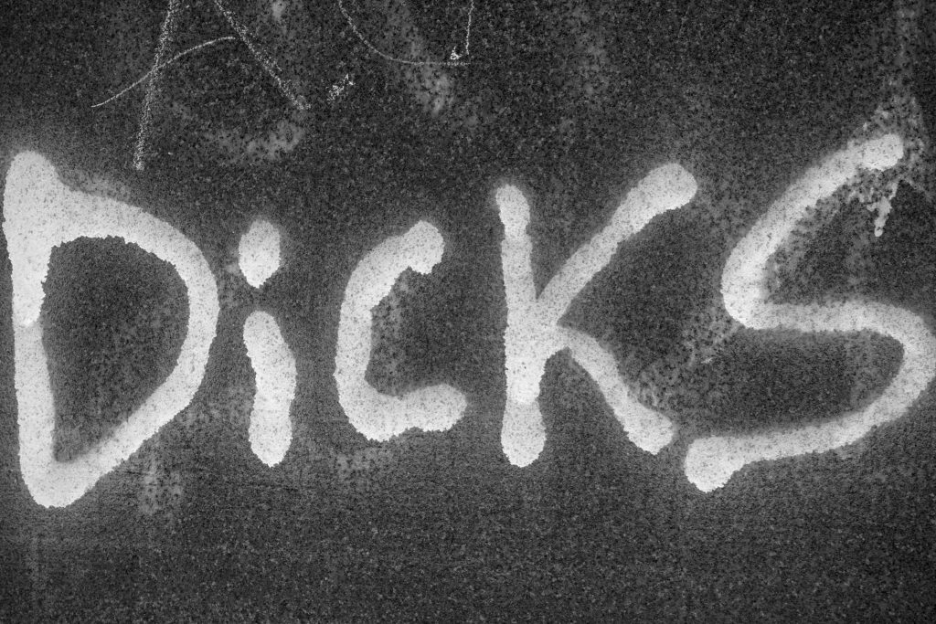 This actually says "Dickson".